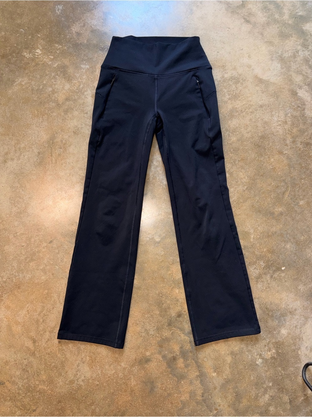 Spyder Women's Black Flare Active Leggings with Zipper Pockets Size S - Picture 1 of 12